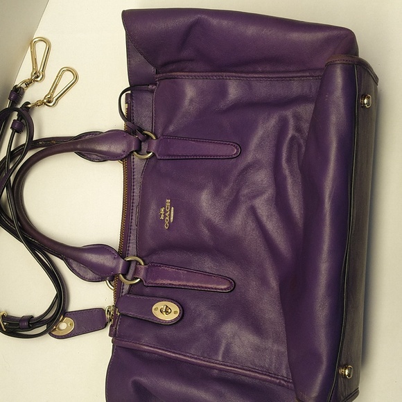 Coach Purple bag - Picture 1 of 7